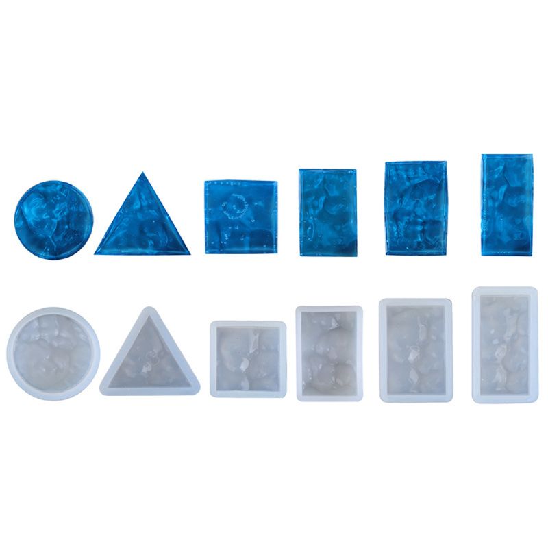 Resin Ocean Wave Mold - 4 szt. Formy silikonowe do żywicy