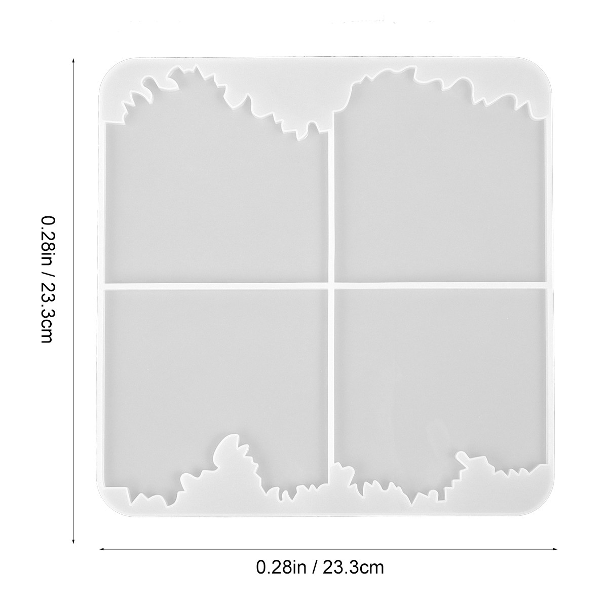 1 szt. biała forma silikonowa  – Resin Ocean Wave Mold recenzja i cena