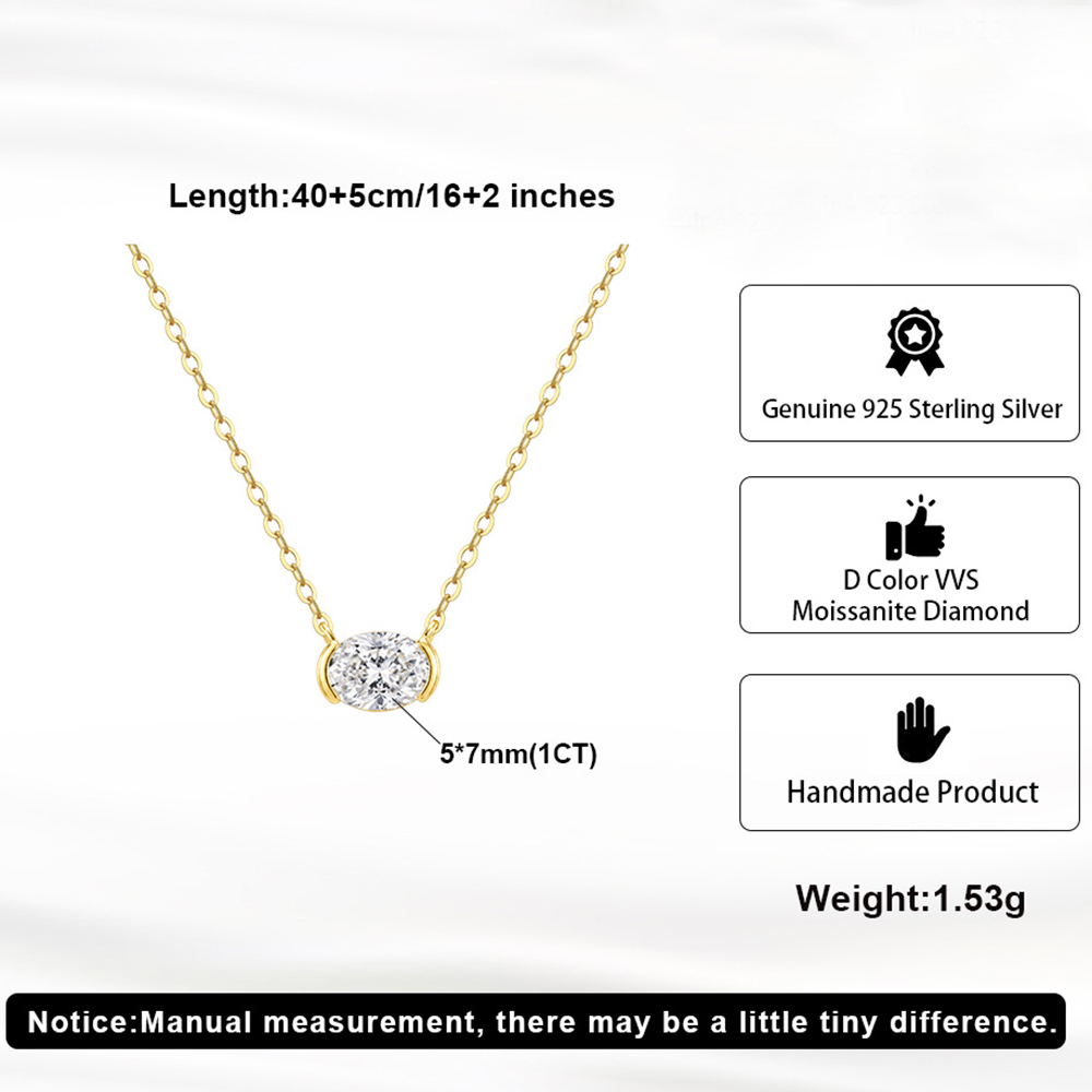 Naszyjniki z moissanitem o szl – Bezels Set Pendant recenzja i cena
