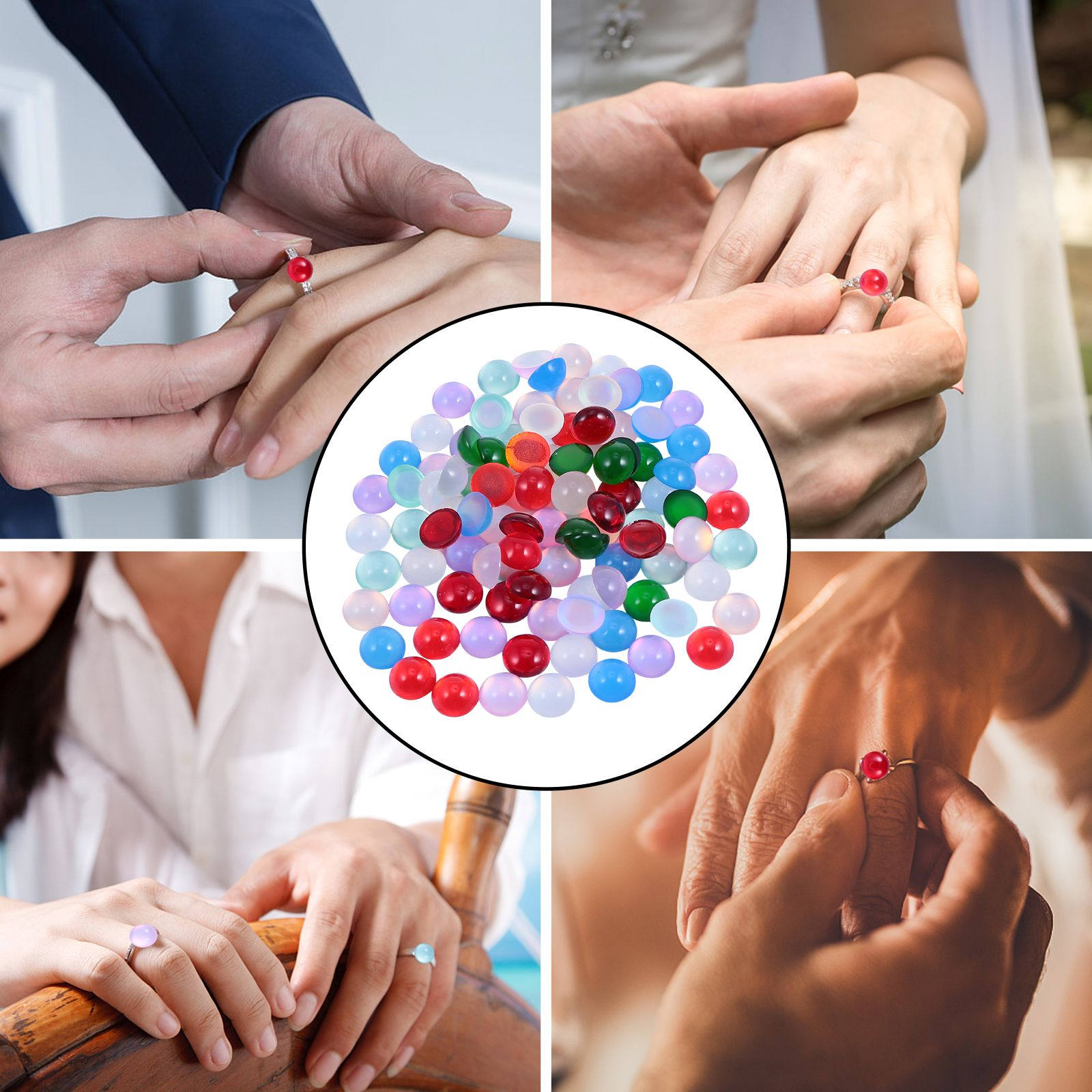 100 szt. koralików z żywicy op – Resin Craft Material recenzja i cena