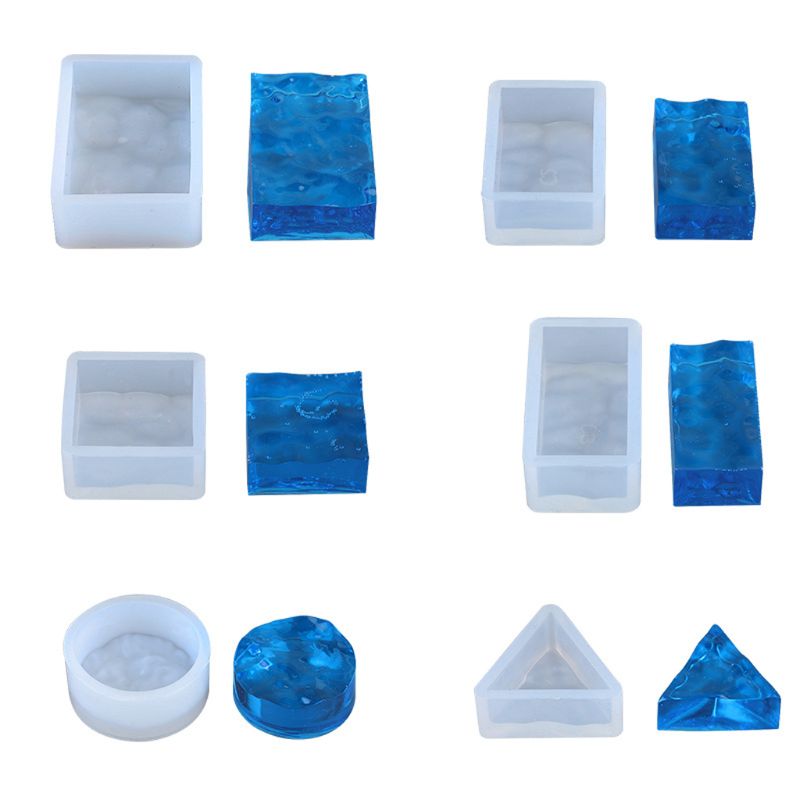 4 szt. Formy silikonowe do żyw – Resin Ocean Wave Mold recenzja i cena